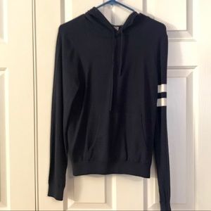 NWOT Forever 21 Contemporary Navy Blue Knit Hoodie